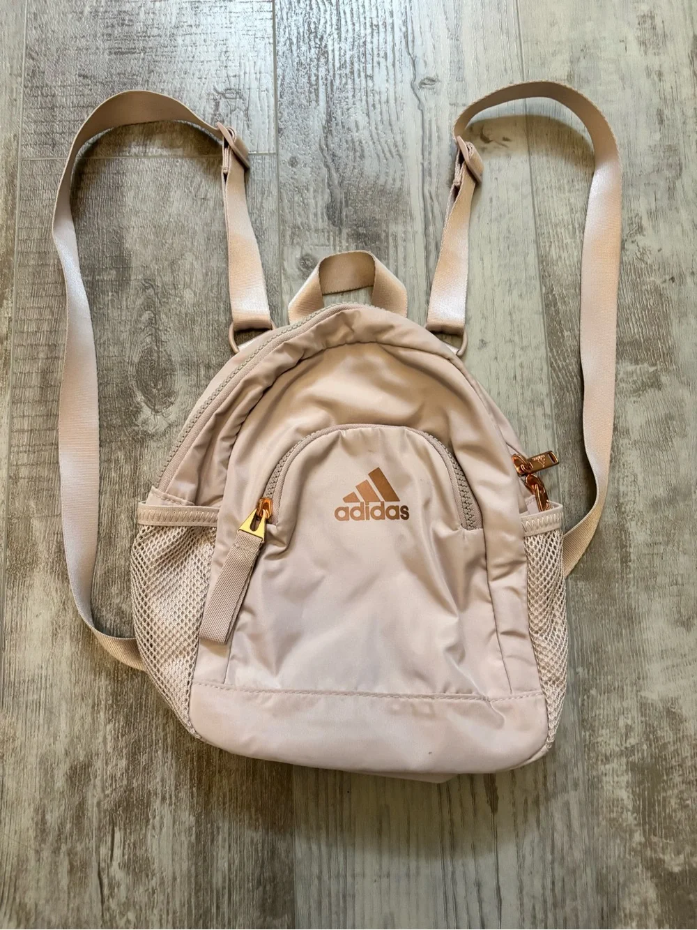 Adidas Rose Gold Mini Backpack